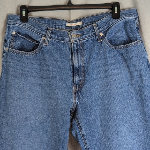 Levi's Blue "Baggy 94" Wide Leg Jeans. - Picture 5 of 7